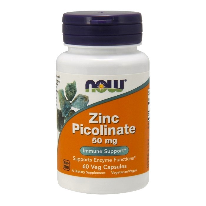 Zinco Picolinato 50mg 60 Cápsulas Vegetais